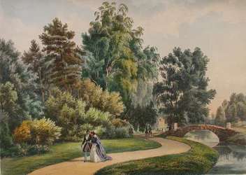 The Vlakhernskoe-Kuzminki Estate, sid. 1840