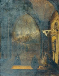 Begravning inne i en kyrka