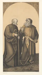 Saint Joseph och Joachim Verk ur samlingen av bröderna Boisserée (serietitel) Galerie des Frères Boisserée (serietitel)