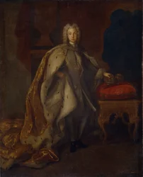Porträtt av tsaren Peter II av Ryssland 1715-1730, 1728