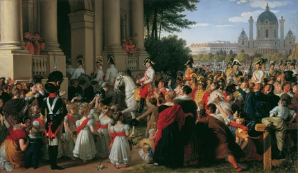 Kejsar Franz I:s inträde i Wien efter freden i Paris den 16 juni 1814