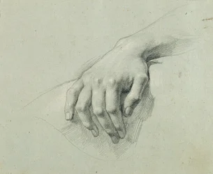 Handstudie för "Arindal och Daura"