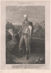 Tysk-romerske kejsaren Franciskus II (gravyr)