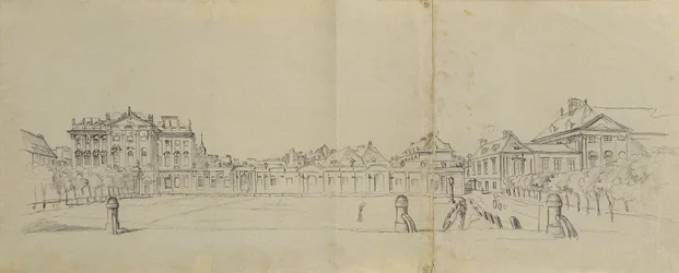 Josefstädter Glacis mit Palais Trautson