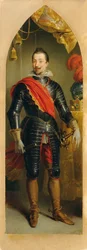 Kejsar Ferdinand II stående