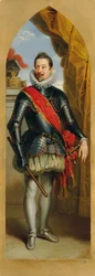 Kejsar Ferdinand II stående
