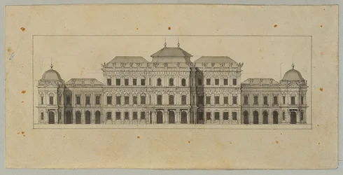 Studie för Upper Belvedere