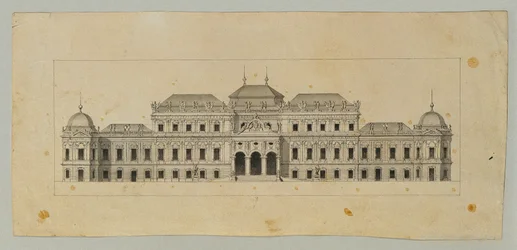 Studie för Upper Belvedere