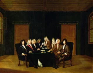 De befullmäktigade vid kongressen i Baden, september 1714