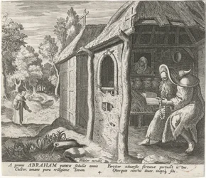 Abraham av Edessa som eremit Manliga eremiter (serietitel) Solitudo Sive Vitae Patrum Eremicolarum (serietitel)