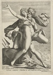 Caenis omfamnad av Neptunus