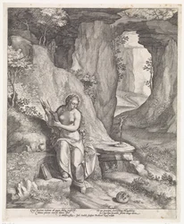 Maria Magdalena i en grotta