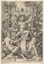 Bacchus, Musik, Amor, 1575-1600.