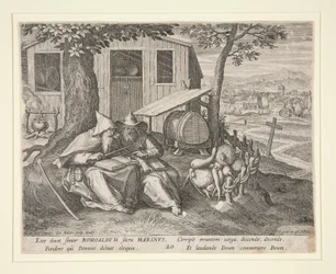 De heliga Romuald och Marinus (från Oraculum Anachoreticum, 20)