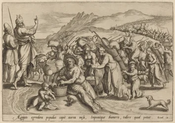 Uttåget från Egypten, 1585.