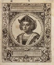 Porträtt av Christofer Columbus