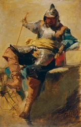 Man i rustning 1600-talet