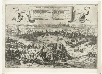 Alva belägrar Bergen i Henegouwen, 1572 Återhämtning av bergen, Albano Gubernatore. 1572 (titel på objekt)