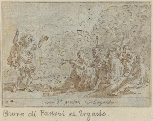 Chorus of Shepherds and Ergasto, 1640.