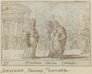 Montano, Carino och Dameta, 1640.
