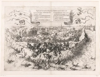 Slaget vid Oosterweel, 1567 Pugna ad Osteruelam, Margarita Parmensi Gubernatrice. 1567 (titel på objekt)
