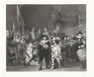 Kapten Frans Banninck Cocqs och löjtnant Willem van Ruytenburchs korporalskap, känd som "Nattvakten"