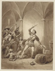 Herman de Ruyters död i Loevesteyn, 1570