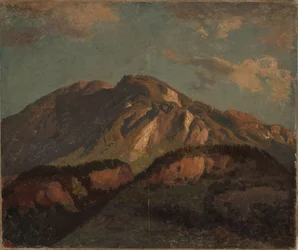 Bergsrygg, troligen i Graubünden