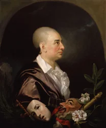 Porträtt av David Garrick