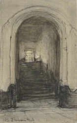 Trappan i Prinsenhof i Delft, där prins Vilhelm I mördades 1584