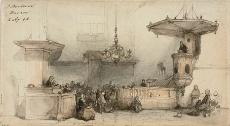Interiör av en kyrka