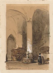 Interiör av Hattem-kyrkan