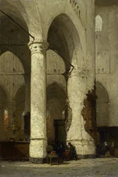 Interiör från Hooglandse-kyrkan