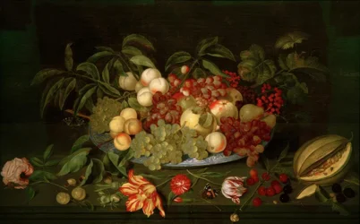 Stilleben med frukt