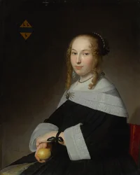 Porträtt av Margaret Dicx (1634-1697)