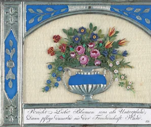 Hälsningskort...., 1821.