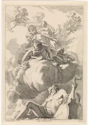 Concord har kedjad vrede: en allegori om samförstånd La concorde (titel på objekt) Bibliska, mytologiska och allegoriska scener (serietitel)