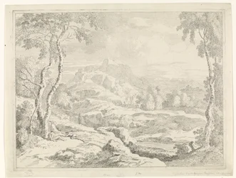 Landskap med herdar Landskap efter Gaspar Poussin (serietitel)