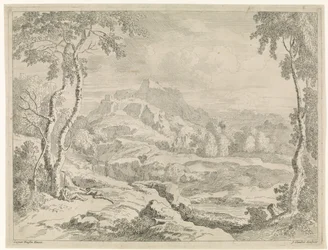 Landskap med herdar Landskap efter Gaspar Poussin (serietitel)