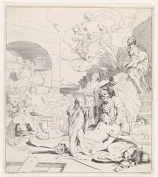 Bön från Saint Roch Bibliska, mytologiska och allegoriska representationer (serietitel)