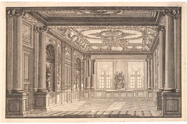 Matsalen i Chr. VII:s herrgård på Amalienborg