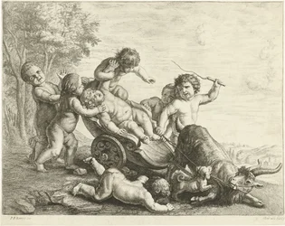 Putti med getvagn