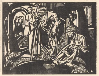 Sårad i en kyrka