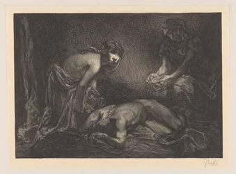 Judith och piga med huvudet och kroppen av Holofernes