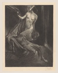 Judith med huvudet och kroppen av Holofernes