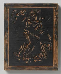 Torsurerande mansfigur