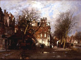 Capriccio utsikt över staden
