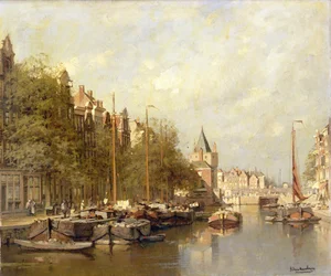Schreierstoren, Amsterdam (olja på duk)