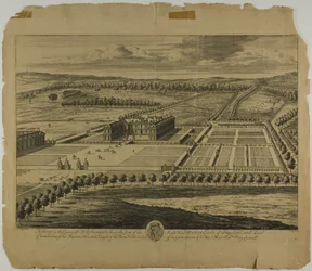 Althrop i County of Northampton, skylt 27 från Britannia Illustrata