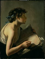 The Young Poet (Ungdom som transkriberar Homer)